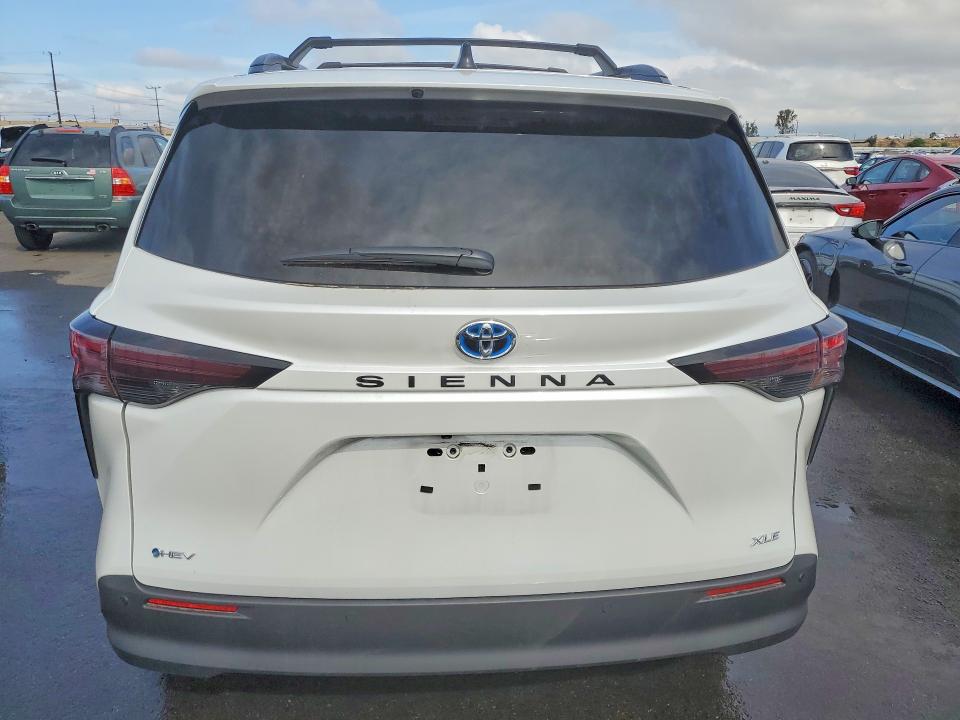 2025 Toyota VIN 5TDJRKEC4SS261172 COPART salvage auction — FRONT END, Ca - Salvage Certificate, sold $25,500 on 2026-07-06 (photo 6)