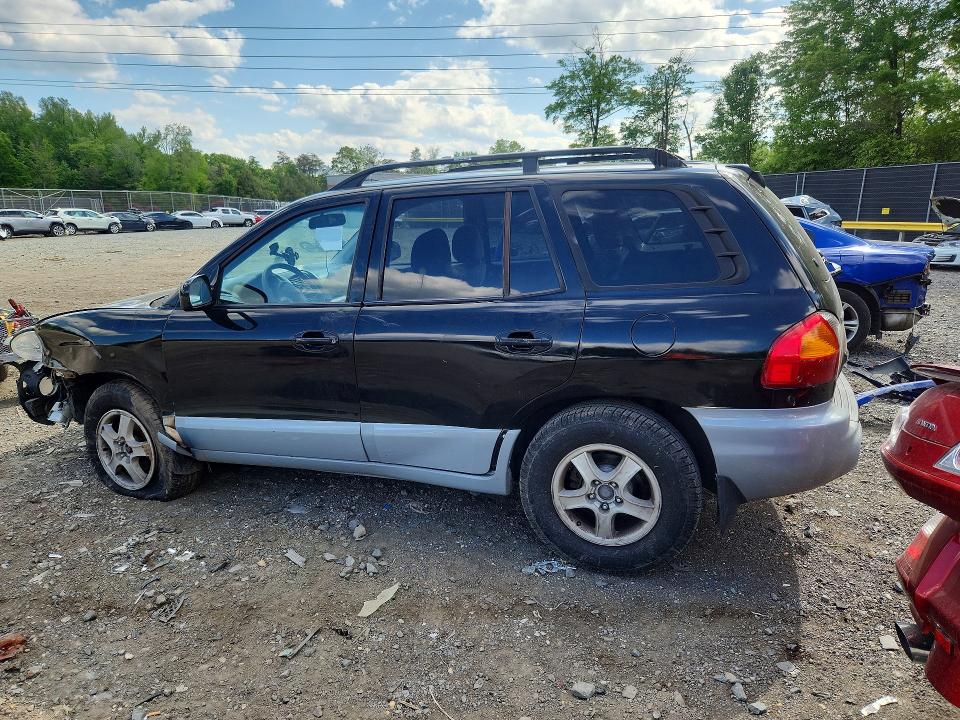 2004 Hyundai Santa fe VIN KM8SB12B24U665922 COPART salvage auction — FRONT END, MD - CERT OF SALVAGE > 75% DAMAGE, sold $300 on 2026-07-02 (photo 2)