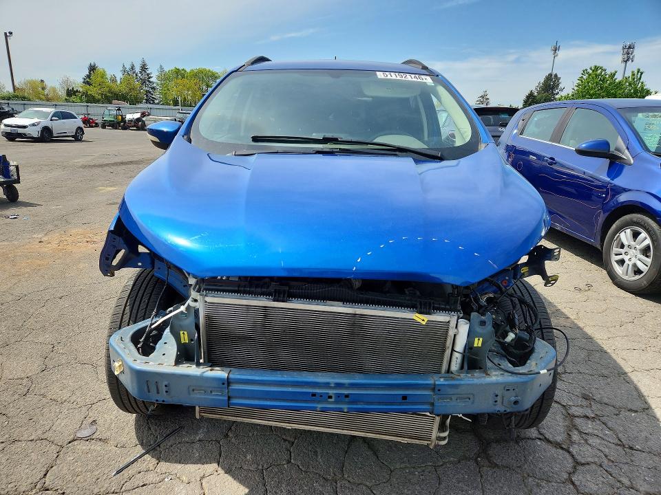 2021 Ford Ecosport VIN MAJ6S3GL3MC408976 COPART salvage auction — FRONT END, Or - Salvage Title Certificate, sold $1,550 on 2026-07-13 (photo 5)