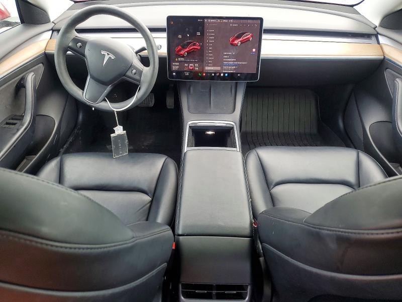 2022 Tesla Model 3 VIN 5YJ3E1EA5NF187749 COPART salvage auction — REAR END, Tx - Salvage Vehicle Title, sold $5,700 on 2026-07-13 (photo 8)