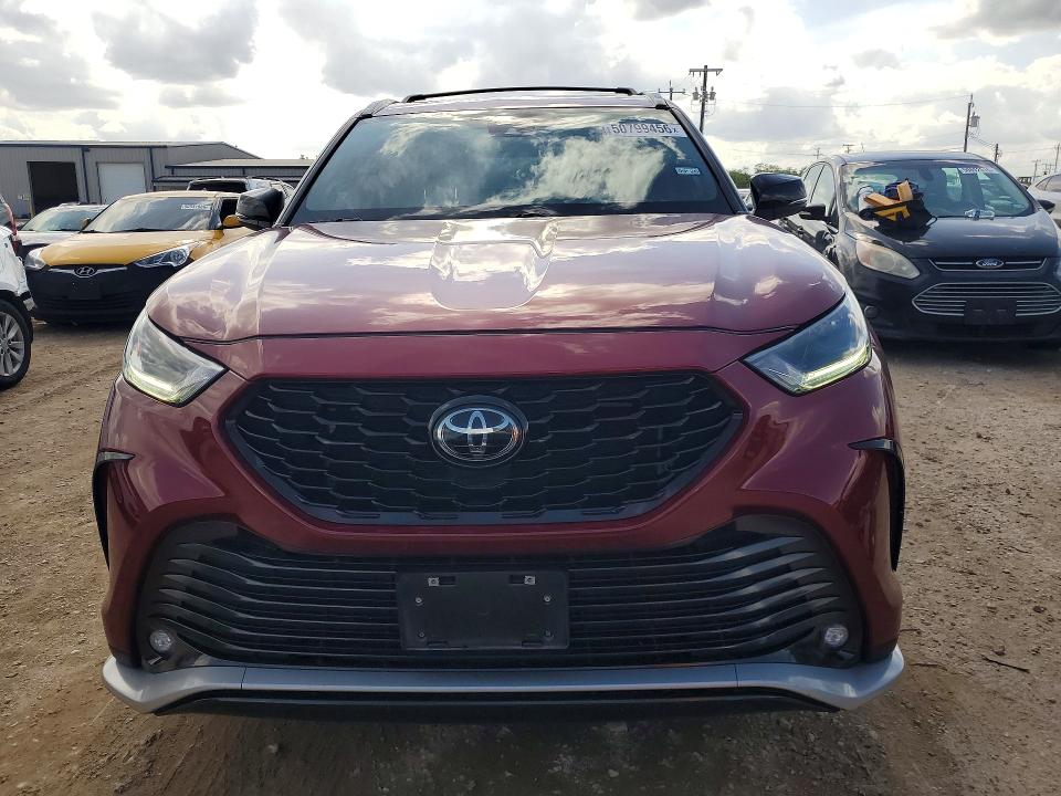2023 Toyota Highlander VIN 5TDKDRAH2PS515238 COPART salvage auction — REAR END, Tx - Salvage Vehicle Title, sold $19,700 on 2026-07-16 (photo 5)