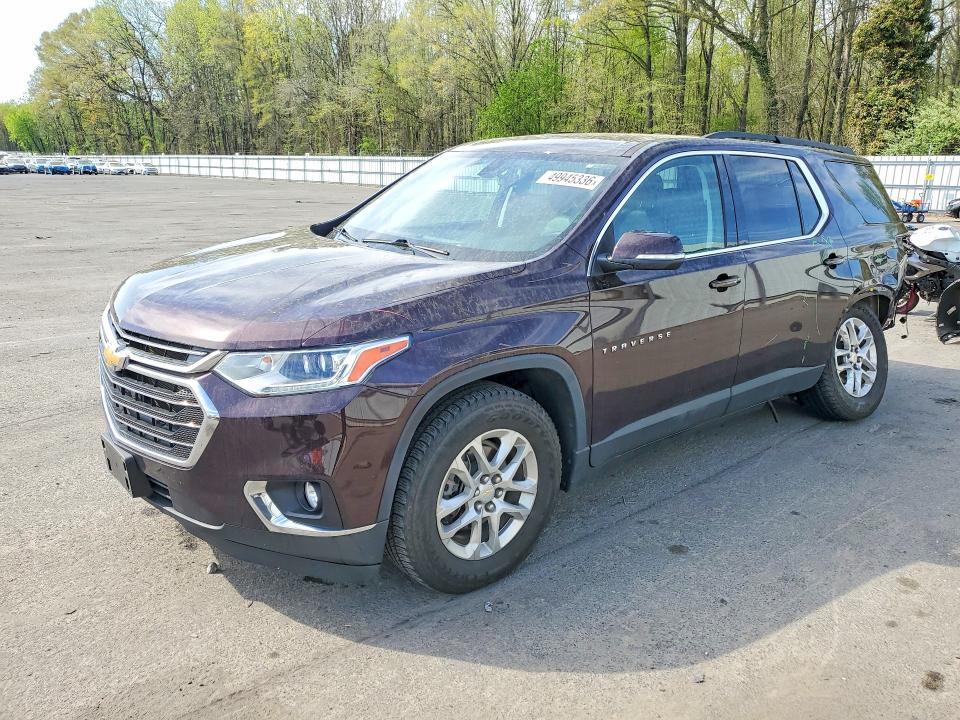2021 Chevrolet Traverse VIN 1GNERHKW7MJ158614 COPART salvage auction — REAR END, Id - Salvage Certificate Of Title, sold $4,650 on 2026-07-09 (photo 1)