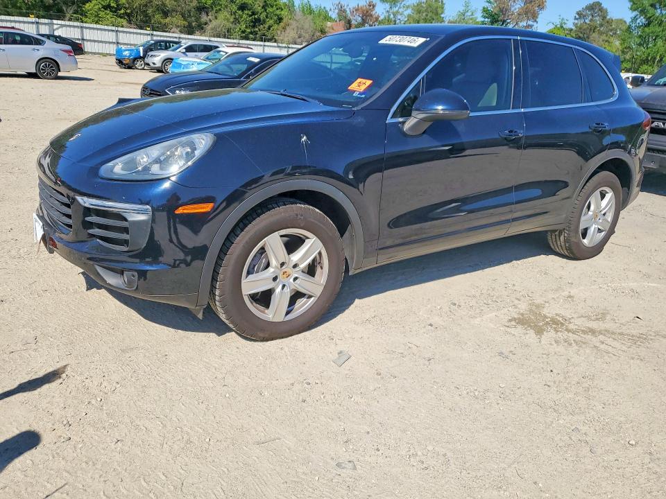 2016 Porsche Cayenne VIN WP1AA2A22GLA00991 COPART salvage auction — FRONT END, VA - CERT OF TITLE - SALVAGE, sold $3,750 on 2026-07-07 (photo 1)