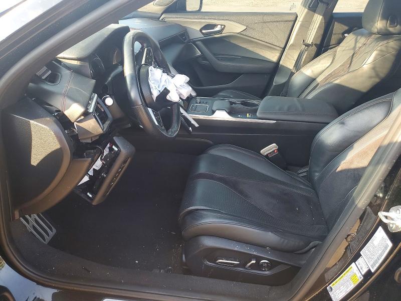 2022 Acura Tlx VIN 19UUB7F0XNA001428 COPART salvage auction — FRONT END, Sc - Cert Of Title-Salvage, sold $4,400 on 2026-07-04 (photo 7)