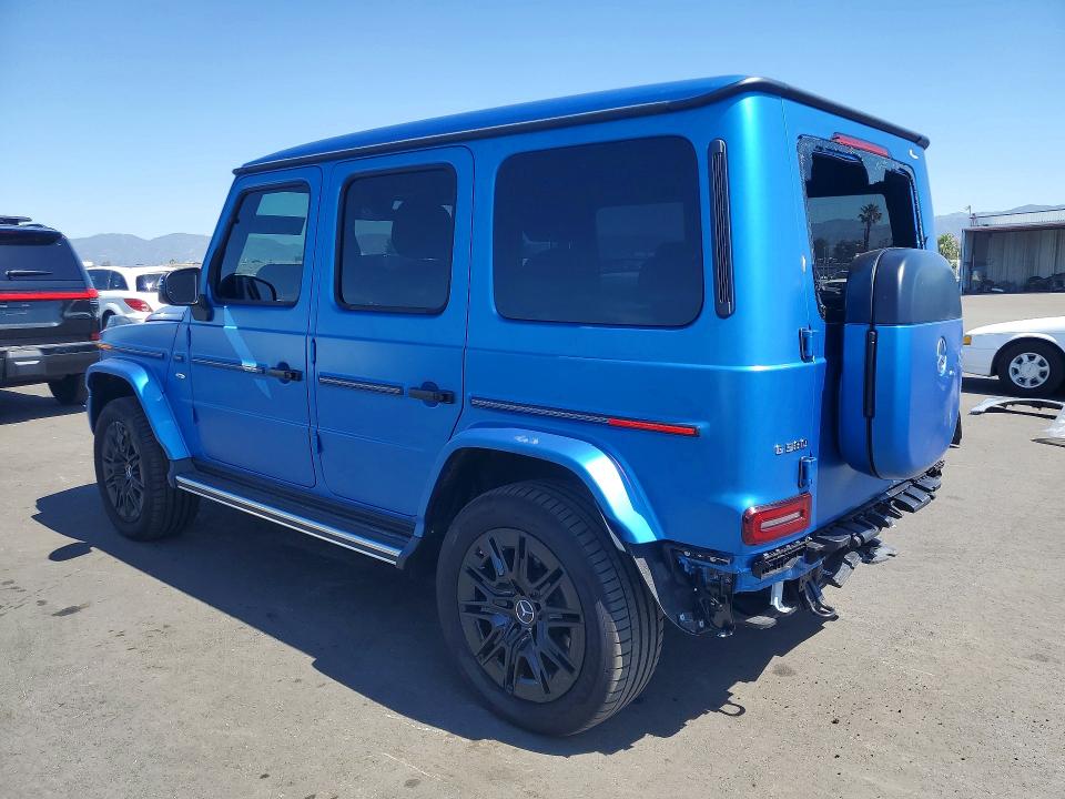 2025 Mercedes-benz G-class VIN W1NWM0AB6SX030346 COPART salvage auction — REAR END, CA - SALVAGE CERTIFICATE, sold $107,400 on 2026-07-09 (photo 2)