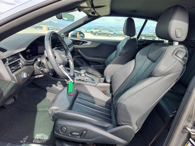2023 Audi A5 VIN WAU4AGF53PN008789 COPART salvage auction — FRONT END, Ut - Salvage Certificate, sold $8,800 on 2026-07-21 (photo 7)