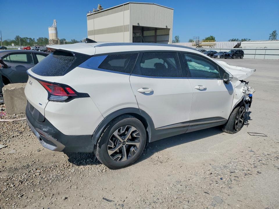 2025 Kia Sportage VIN KNDPVCDG6S7232850 COPART salvage auction — FRONT END, ID - SALVAGE CERTIFICATE OF TITLE, sold $5,700 on 2026-07-28 (photo 3)