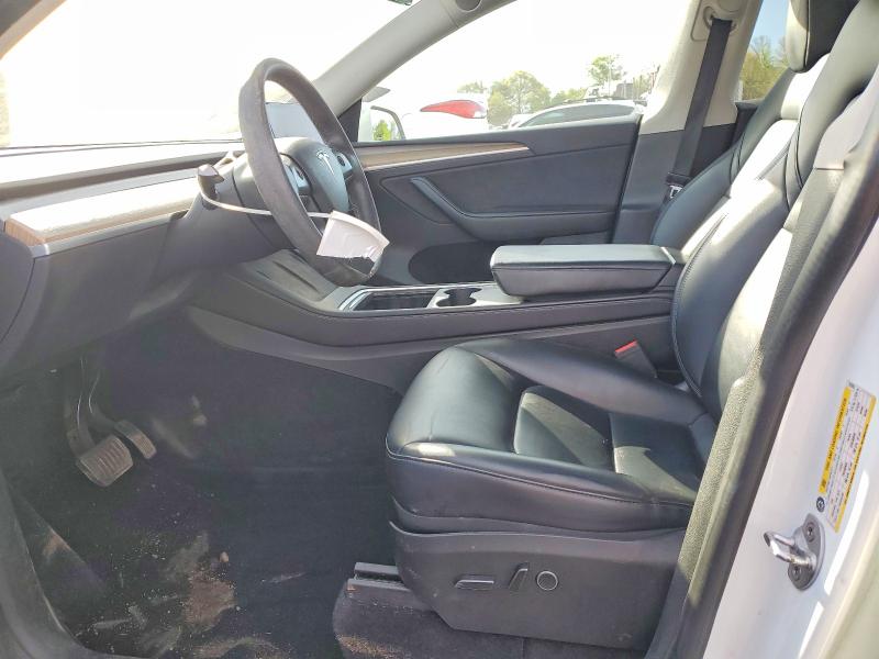 2023 Tesla Model y VIN 7SAYGDEE9PA025095 COPART salvage auction — SIDE, Salvage Title, sold $9,100 on 2026-07-15 (photo 7)