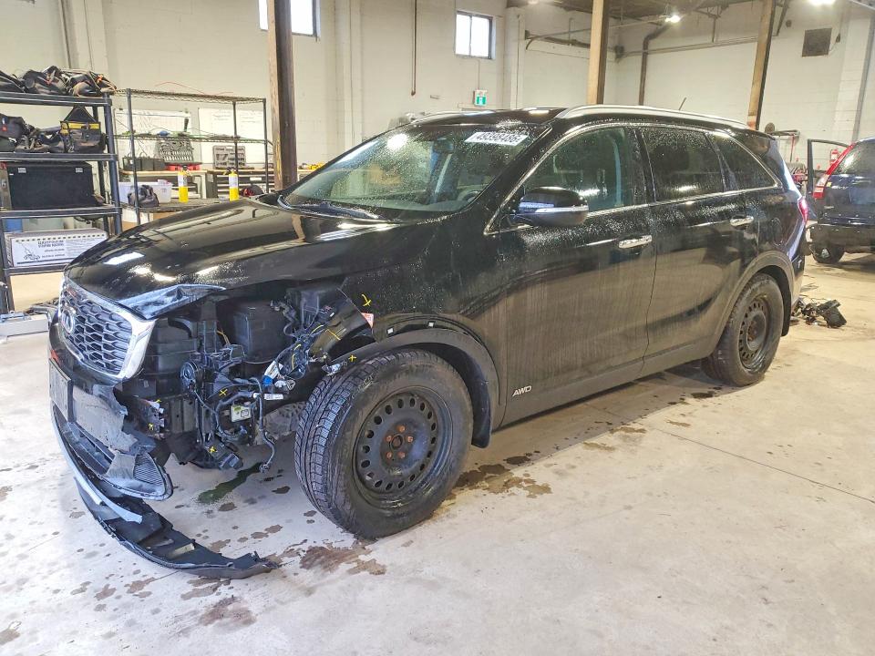 2019 Kia Sorento VIN 5XYPHDA36KG593304 COPART salvage auction — FRONT END, ON - PERMIT SALVAGE, sold $3,650 on 2026-07-28 (photo 1)