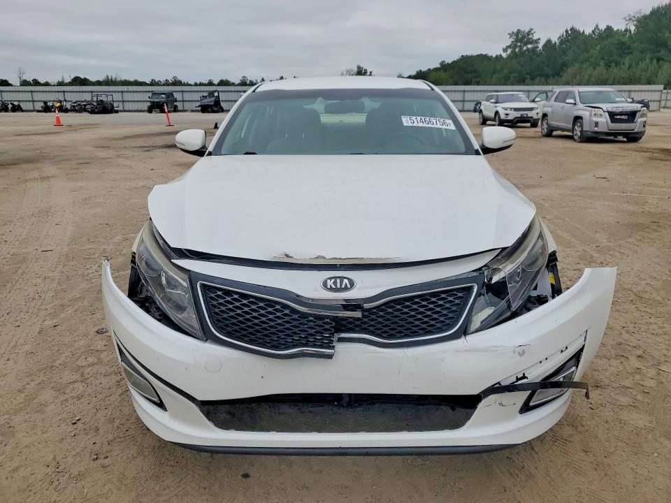 2015 Kia Optima VIN KNAGM4A76F5608104 COPART salvage auction — FRONT END, Sc - Cert Of Title-Salvage, sold $550 on 2026-07-27 (photo 5)