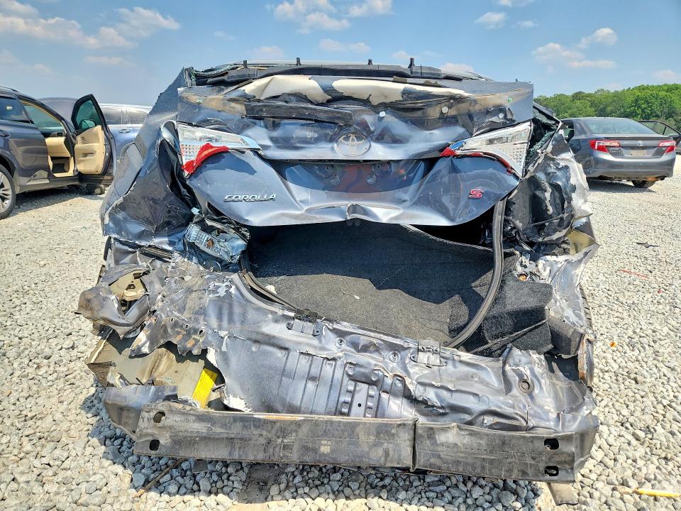 2014 Toyota Corolla VIN 5YFBURHE6EP122554 COPART salvage auction — REAR END, Ga - Bill Of Sale - Parts Only, sold $1,000 on 2026-07-02 (photo 6)