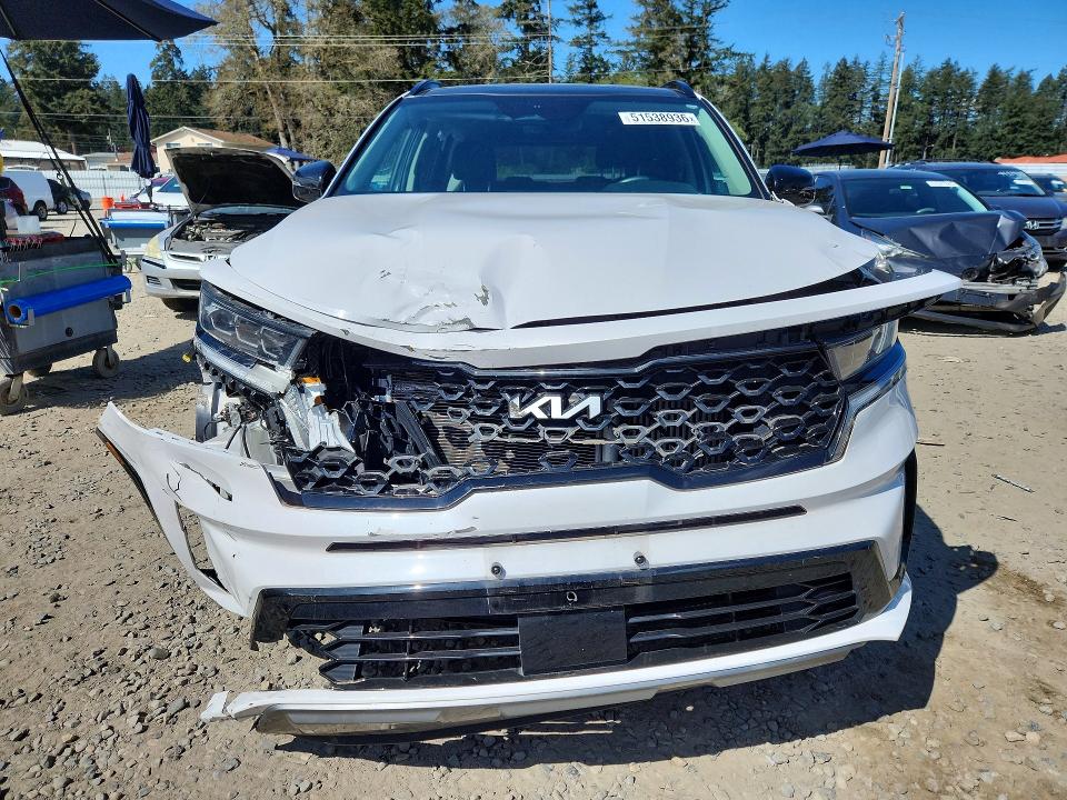 2023 Kia Sorento VIN 5XYRKDLF6PG233314 COPART salvage auction — FRONT END, WA, sold $10,100 on 2026-08-21 (photo 5)