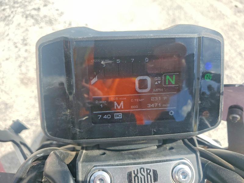 2024 Yamaha Xsr VIN JYARN80E2RA001849 COPART salvage auction — FRONT END, Tx - Certificate Of Title, sold $800 on 2026-09-04 (photo 7)