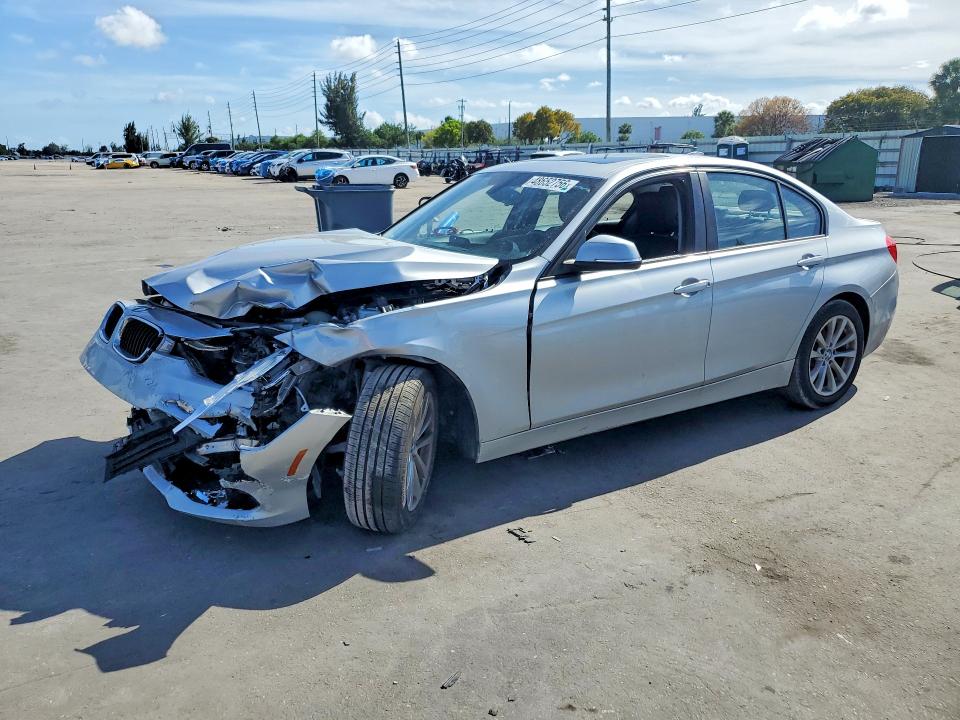 2018 BMW 3er VIN WBA8E1G59JNU92475 COPART salvage auction — FRONT END, Fl - Cert Of Title Slvg Rebuildable, sold $1,300 on 2026-08-02 (photo 1)