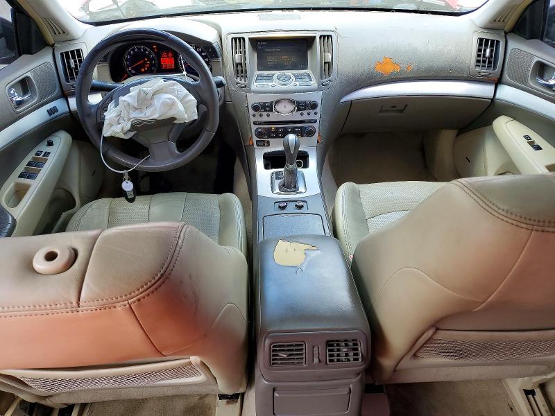 2009 Infiniti G37 VIN JNKCV61E89M311403 COPART salvage auction — FRONT END, FL - CERT OF TTL-REBUILT&SLVG RBLD, sold $375 on 2026-07-10 (photo 8)