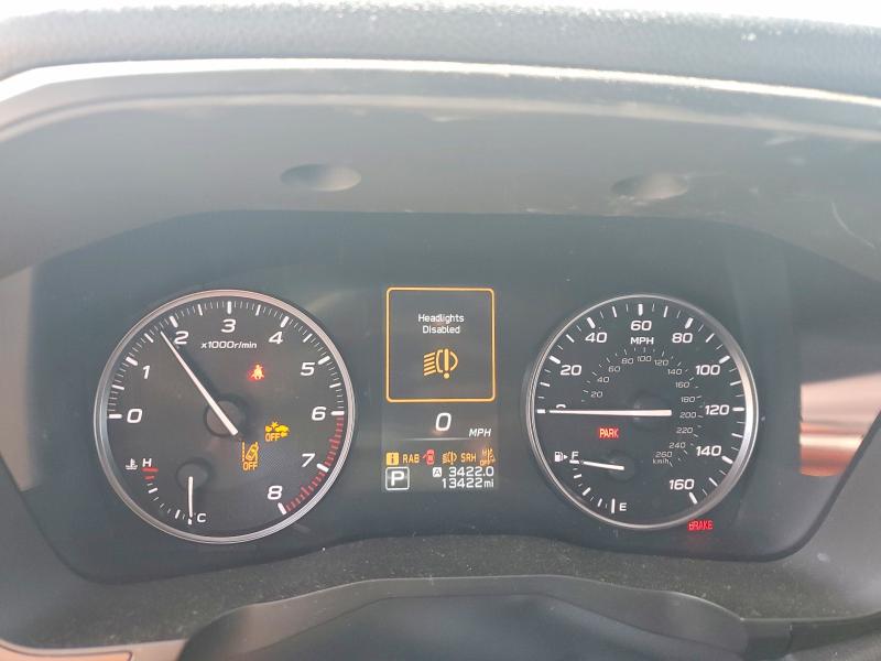 2025 Subaru Ascent VIN 4S4WMAWD7S3409639 COPART salvage auction — FRONT END, Nc - Salvage Certificate Of Title, sold $16,300 on 2026-07-16 (photo 9)