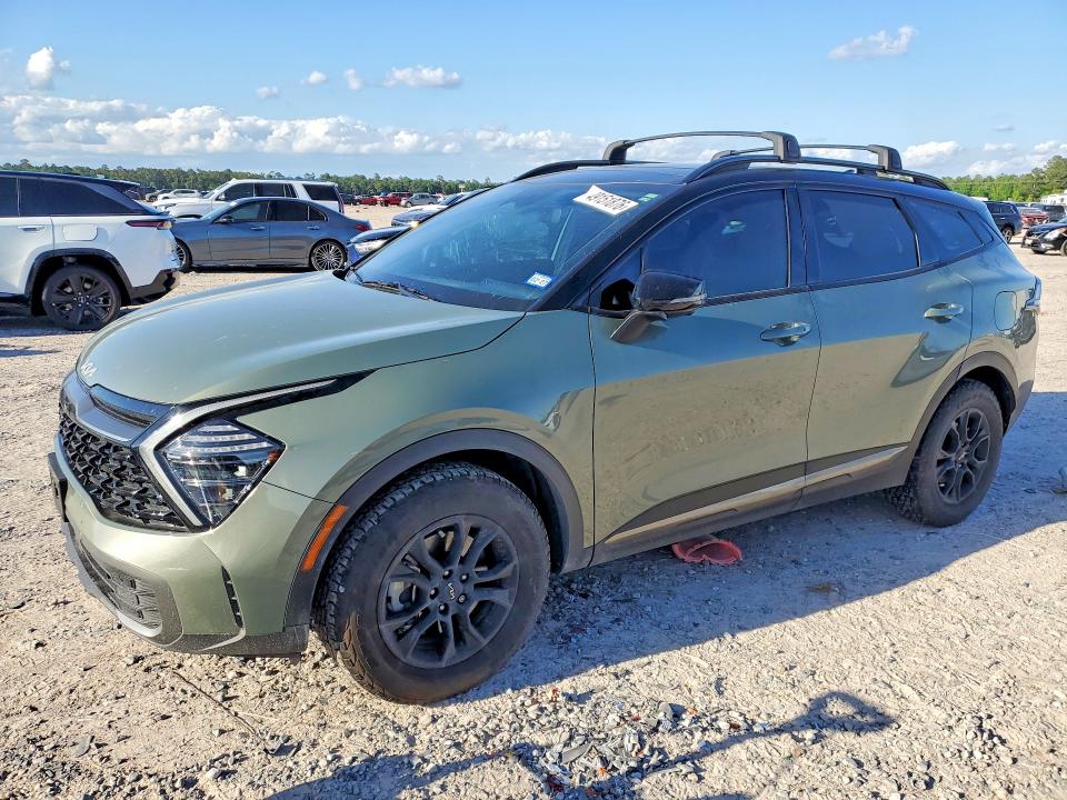 2024 Kia Sportage VIN 5XYK7CDF3RG165956 COPART salvage auction — SIDE, Tx - Certificate Of Title, sold $10,400 on 2026-07-07 (photo 1)