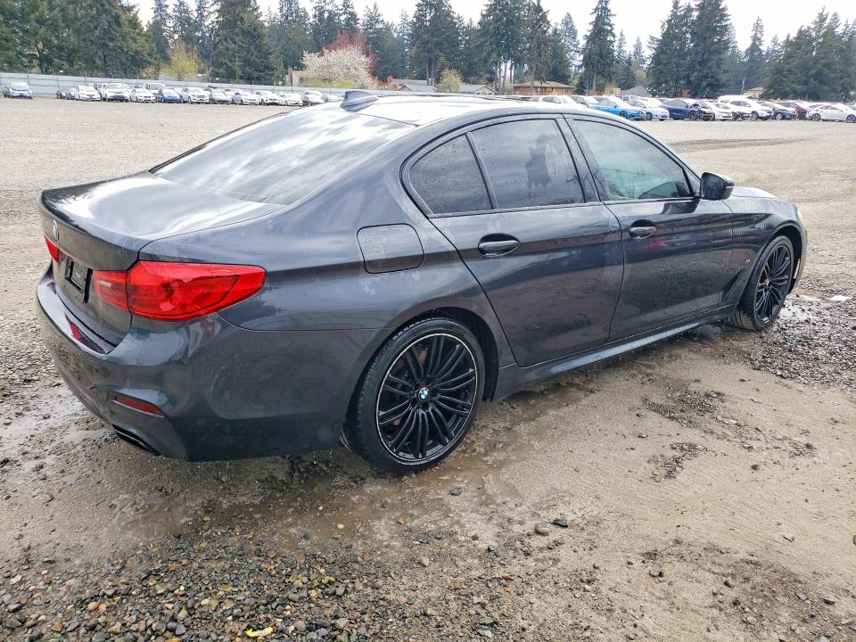 2020 BMW 5er VIN WBAJA9C00LCD06815 COPART salvage auction — MECHANICAL, Tx - Certificate Of Title, sold $8,100 on 2026-07-16 (photo 3)