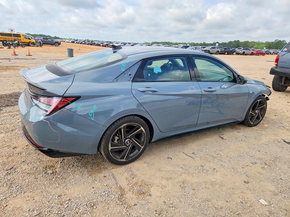 2022 Hyundai Elantra VIN KMHLR4AF1NU325670 COPART salvage auction — FRONT END, AL, sold $250 on 2026-07-21 (photo 3)