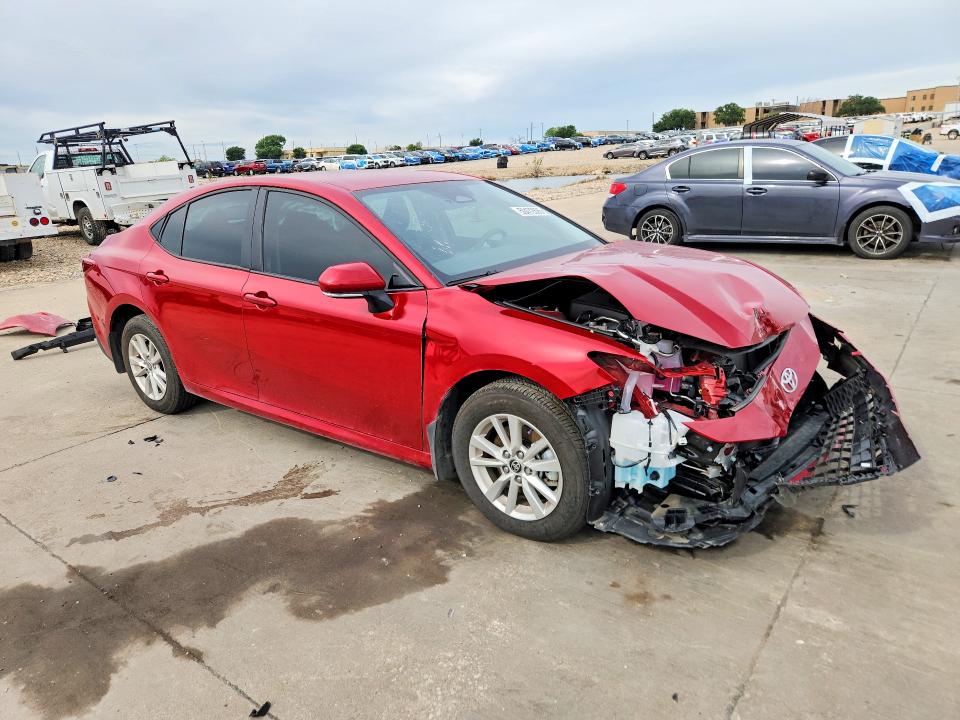 2025 Toyota Camry VIN 4T1DAACK9SU145708 COPART salvage auction — FRONT END, Tx - Certificate Of Title, sold $9,100 on 2026-07-09 (photo 4)