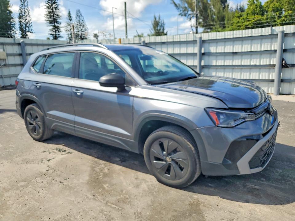 2025 Volkswagen Taos VIN 3VV5C7B28SM037433 COPART salvage auction — FRONT END, Fl - Certificate Of Title (P), sold $11,700 on 2026-07-28 (photo 4)