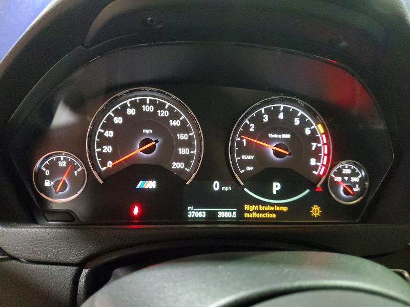 2020 BMW M4 VIN WBS4Y9C08LFH98786 COPART salvage auction — REAR END, Mi - Certificate Of Title, sold $39,250 on 2026-08-25 (photo 9)