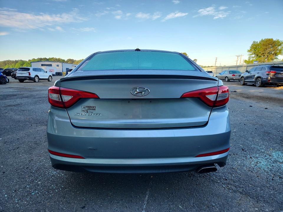 2016 Hyundai Sonata VIN 5NPE24AF7GH381739 COPART salvage auction — FRONT END, La - Cert Of Title-Salvage, sold $725 on 2026-07-02 (photo 6)