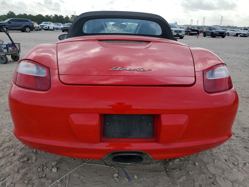 2007 Porsche Boxster VIN WP0CA29827U712334 COPART salvage auction — FRONT END, TX - SALVAGE VEHICLE TITLE, sold $2,150 on 2026-07-14 (photo 6)