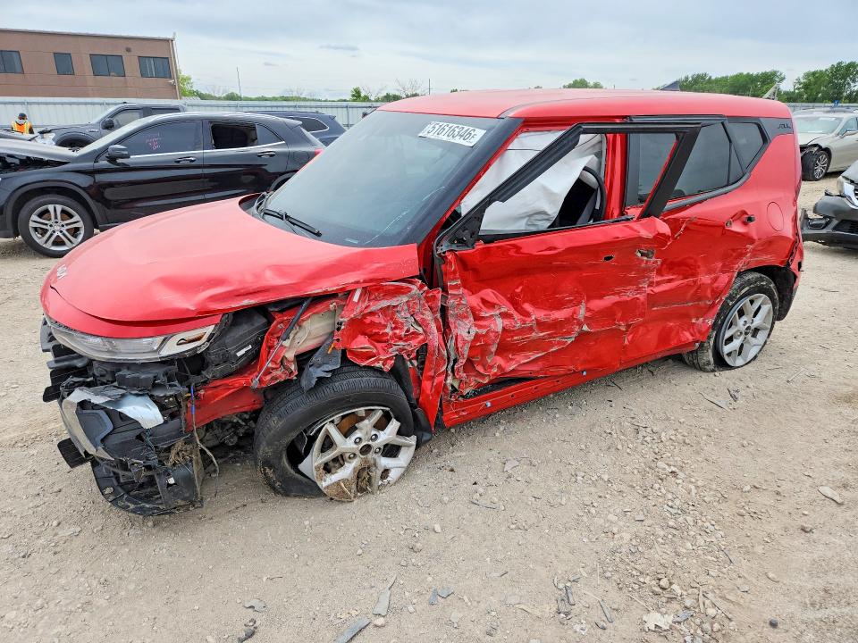 2022 Kia Soul VIN KNDJ23AU8N7180439 COPART salvage auction — SIDE, Ks - Cert Of Title-Salvage, sold $1,650 on 2026-07-16 (photo 1)