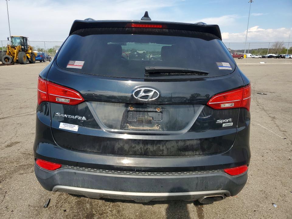 2013 Hyundai Santa fe VIN 5XYZUDLB5DG022074 COPART salvage auction — FRONT END, Oh - Cert Of Title-Salvage, sold $1,350 on 2026-07-08 (photo 6)