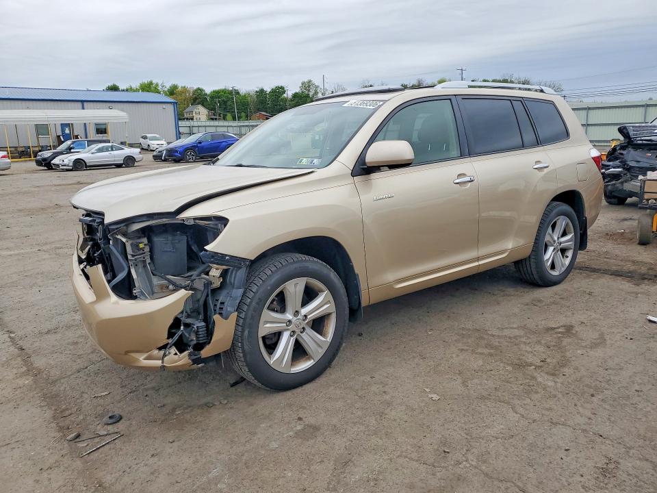 2008 Toyota Highlander VIN JTEES42A082044931 COPART salvage auction — FRONT END, PA - CERTIFICATE OF SALVAGE, sold $2,950 on 2026-07-17 (photo 1)