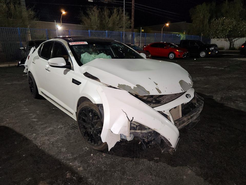 2013 Kia Optima VIN 5XXGR4A65DG168915 COPART salvage auction — FRONT END, NV - SALVAGE TITLE, sold $125 on 2026-07-02 (photo 4)