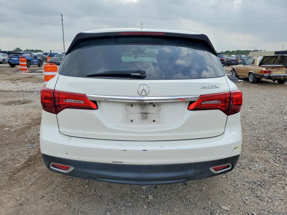 2015 Acura Mdx VIN 5FRYD3H4XFB007675 COPART salvage auction — FRONT END, Salvage Title, sold $1,150 on 2026-09-03 (photo 6)