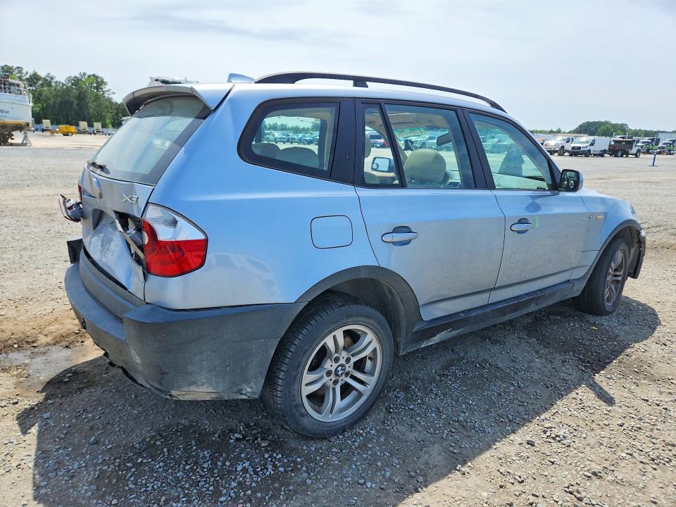 2004 BMW X3 VIN WBXPA93404WC32640 COPART salvage auction — REAR END, NC - SALVAGE CERTIFICATE OF TITLE, sold $450 on 2026-07-13 (photo 3)