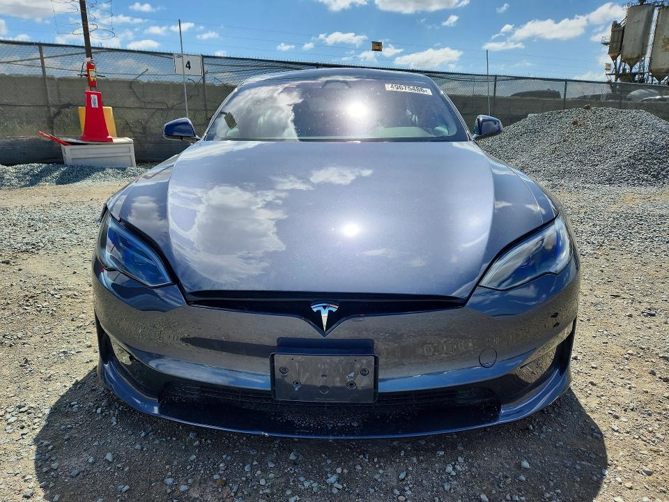 2023 Tesla Model s VIN 5YJSA1E50PF517598 COPART salvage auction — FRONT END, Salvage Title, sold $22,200 on 2026-07-10 (photo 5)