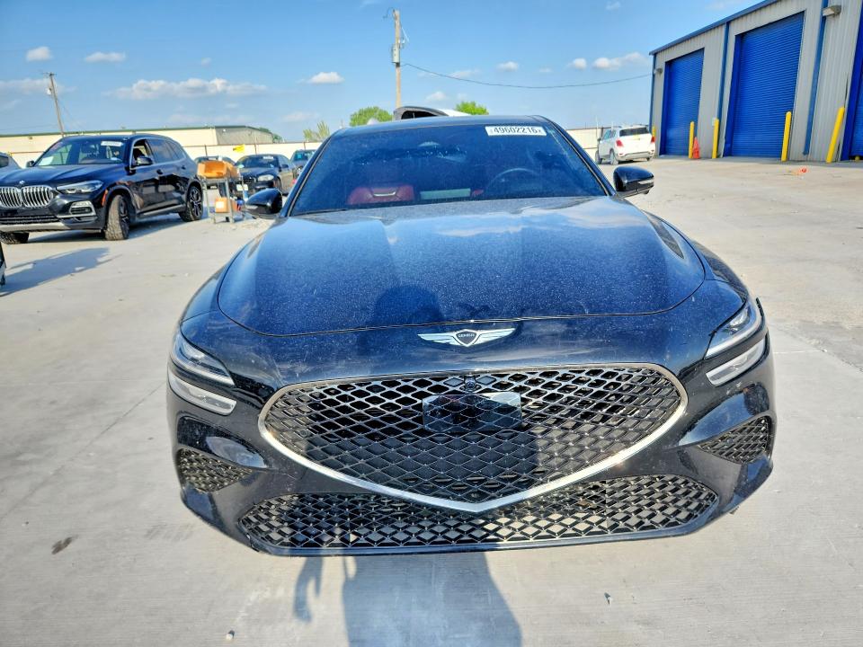 2024 Genesis G70 VIN KMTG54SE7RU141882 COPART salvage auction — UNDERCARRIAGE, Tx - Certificate Of Title, sold $5,900 on 2026-07-31 (photo 5)