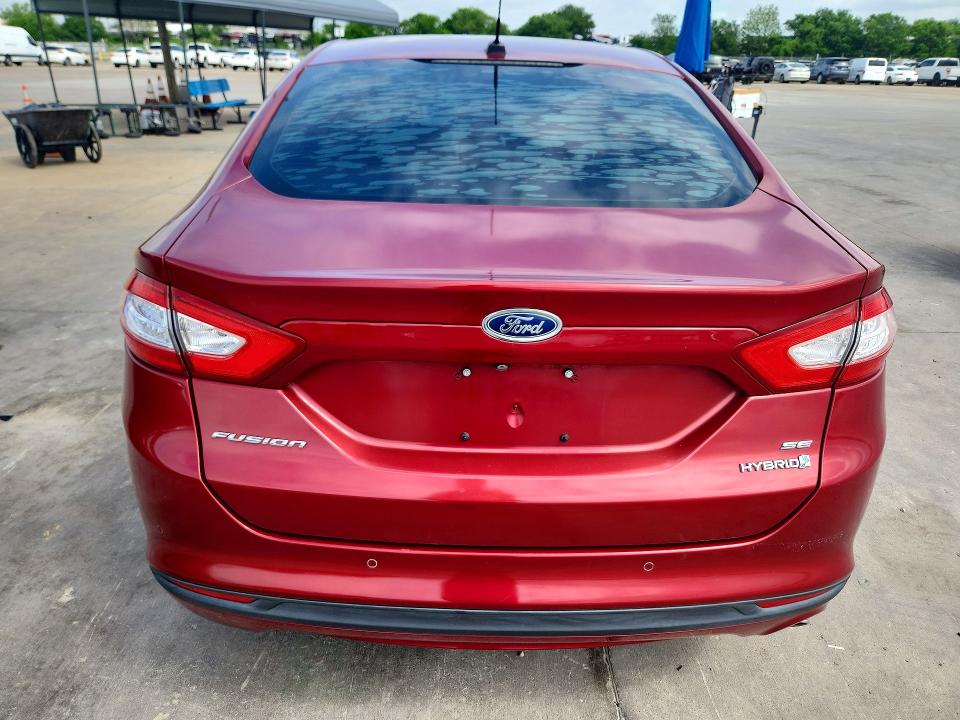 2015 Ford Fusion VIN 3FA6P0LU9FR172210 COPART salvage auction — NORMAL WEAR, In - Certificate Of Title, sold $1,450 on 2026-07-09 (photo 6)