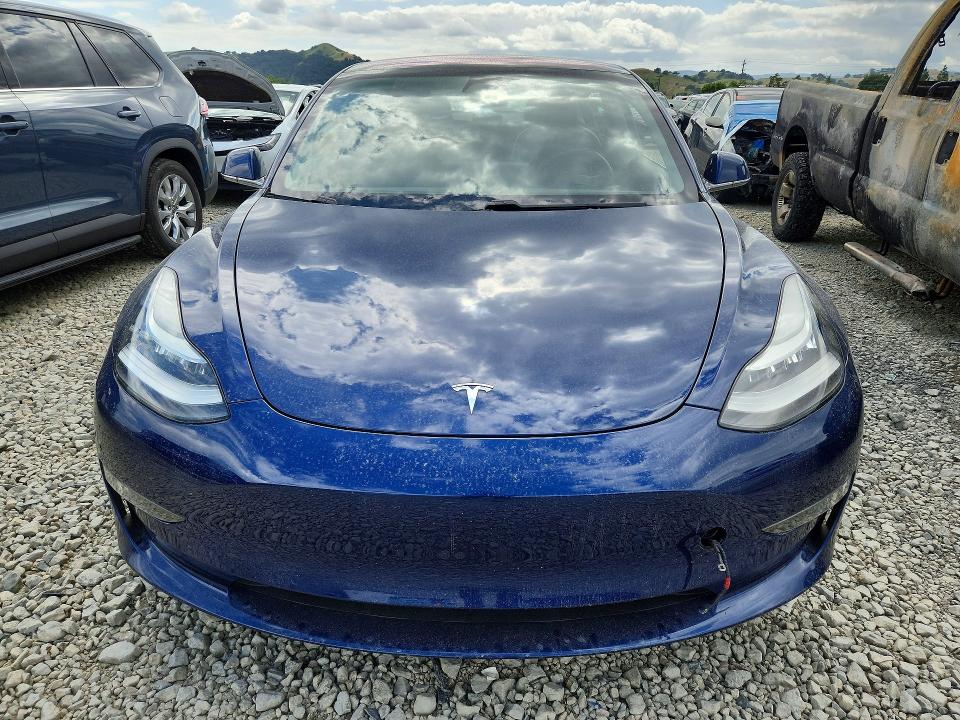 2018 Tesla Model 3 VIN 5YJ3E1EA9JF003021 COPART salvage auction — REAR END, Ca - Salvage Certificate, sold $4,550 on 2026-07-09 (photo 5)