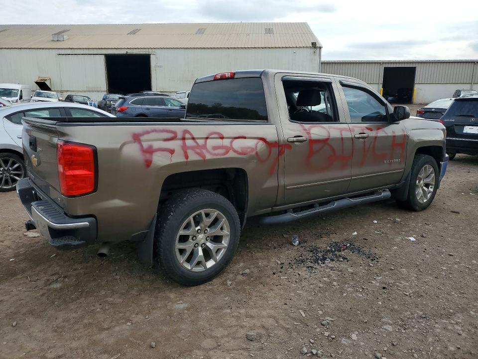 2015 Chevrolet Silverado 1500 VIN 3GCUKREC3FG140986 COPART salvage auction — VANDALISM, Pa - Certificate Of Salvage, sold $1,050 on 2026-07-01 (photo 3)