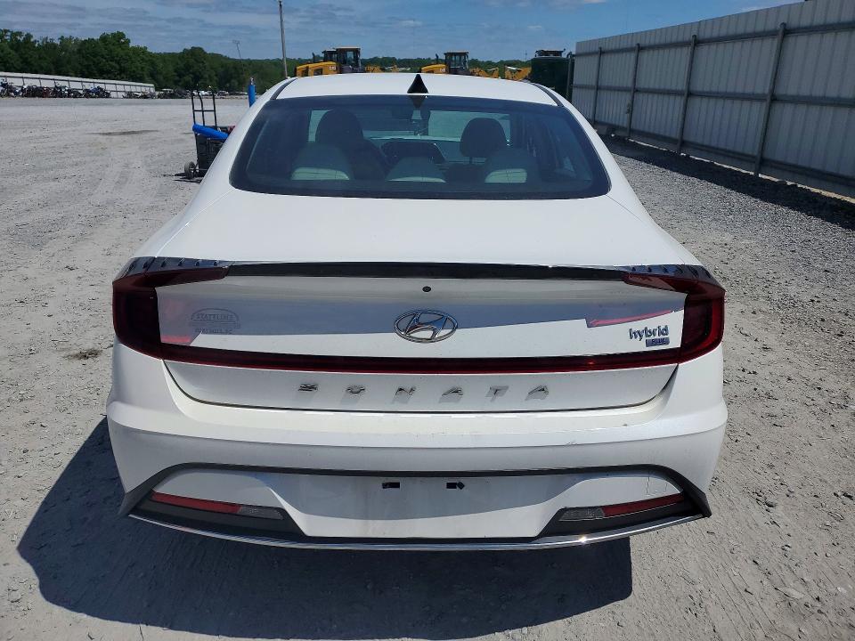 2021 Hyundai Sonata VIN KMHL24JJ7MA035118 COPART salvage auction — FRONT END, Nc - Salvage Certificate Of Title, sold $5,100 on 2026-07-08 (photo 6)