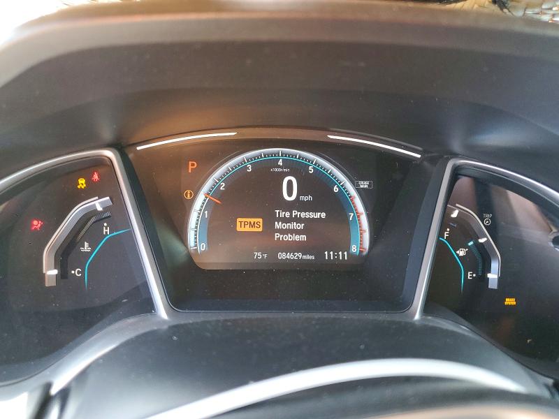 2018 Honda Civic VIN JHMFC1F73JX044240 COPART salvage auction — FRONT END, Ca - Salvage Certificate, sold $3,900 on 2026-07-02 (photo 9)