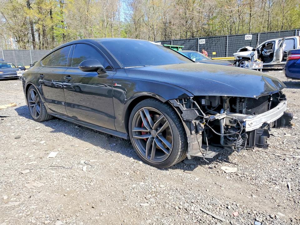 2018 Audi A7 VIN WAUW3AFC8JN026162 COPART salvage auction — FRONT END, Md - Cert Of Salvage > 75% Damage, sold $5,800 on 2026-07-10 (photo 4)