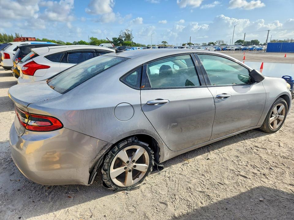 2015 Dodge Dart VIN 1C3CDFBB6FD172977 COPART salvage auction — REAR END, Fl - Cert Of Title-Slvg Rebld Flood, sold $875 on 2026-07-29 (photo 3)