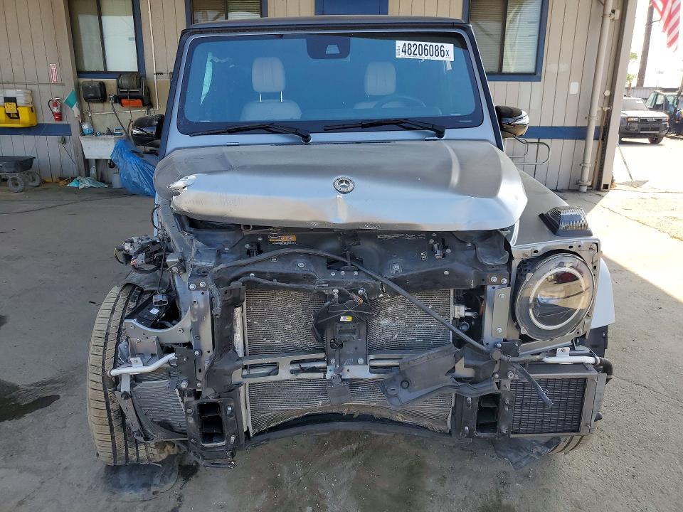 2020 Mercedes-benz G-klasse VIN W1NYC7HJ9LX355608 COPART salvage auction — FRONT END, Ca - Salvage Certificate, sold $68,000 on 2026-07-02 (photo 5)