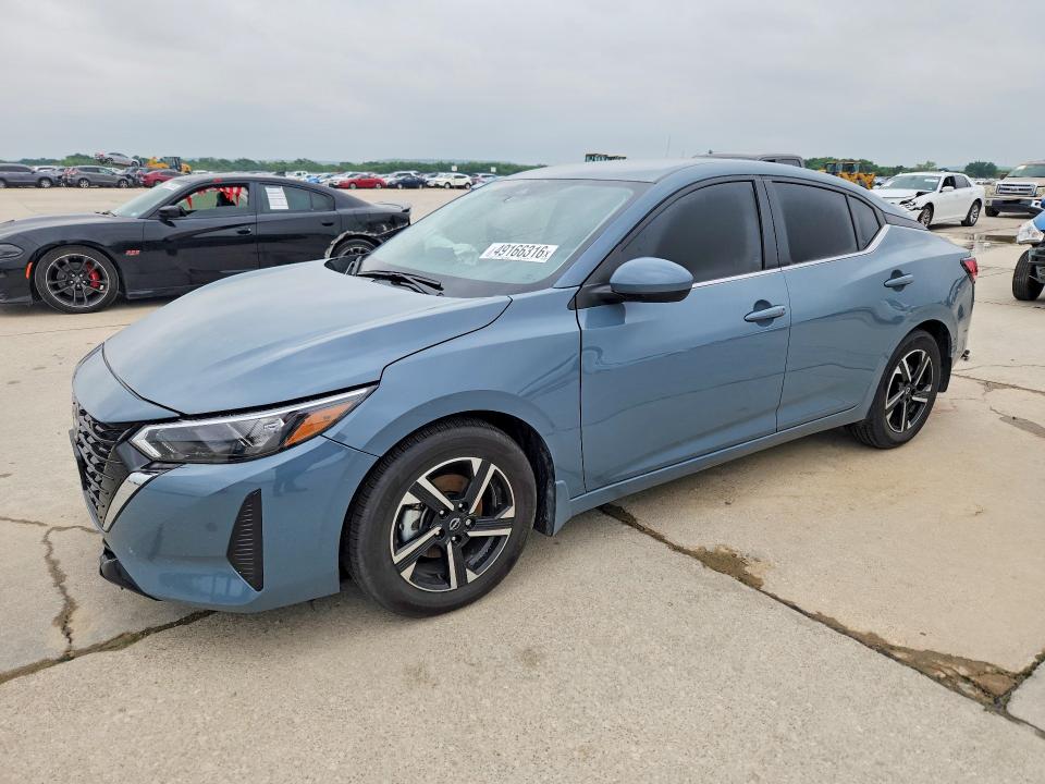 2025 Nissan Sentra VIN 3N1AB8CV6SY404730 COPART salvage auction — FRONT END, Tx - Certificate Of Title, sold $6,900 on 2026-07-02 (photo 1)