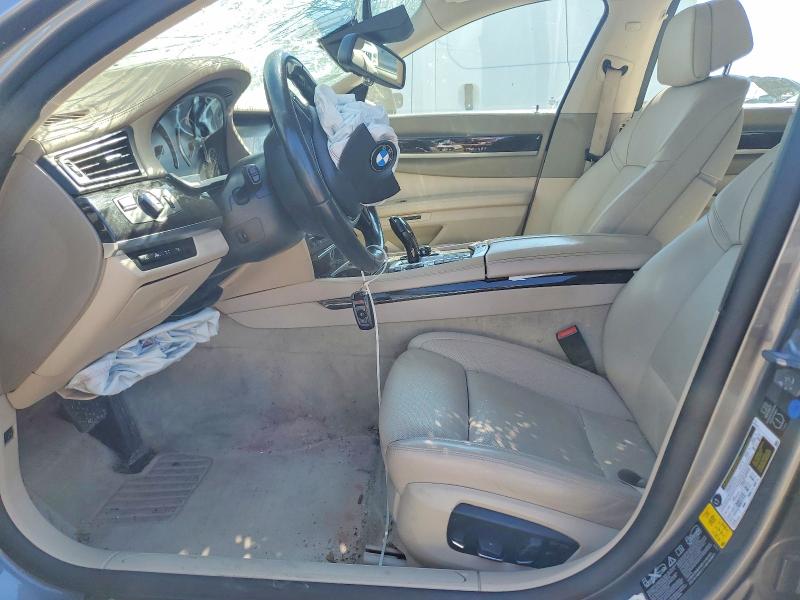 2013 BMW 7er VIN WBAYF8C53DD140398 COPART salvage auction — FRONT END, Il - Salvage Certificate, sold $2,150 on 2026-07-16 (photo 7)
