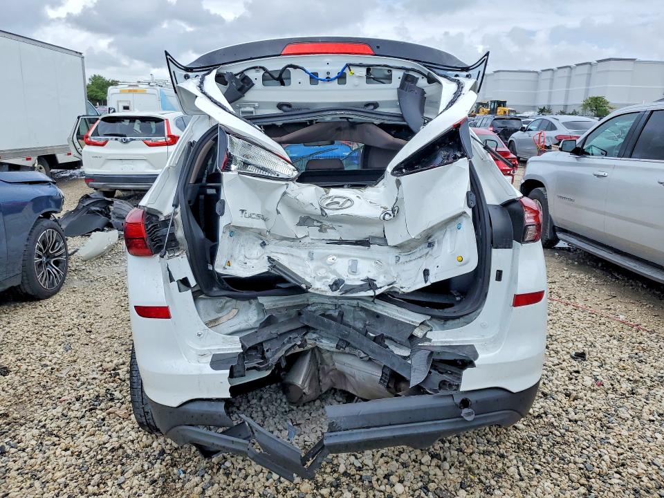 2021 Hyundai Tucson VIN KM8J23A47MU362502 COPART salvage auction — REAR END, FL - CERTIFICATE OF DESTRUCTION, sold $3,150 on 2026-07-27 (photo 6)