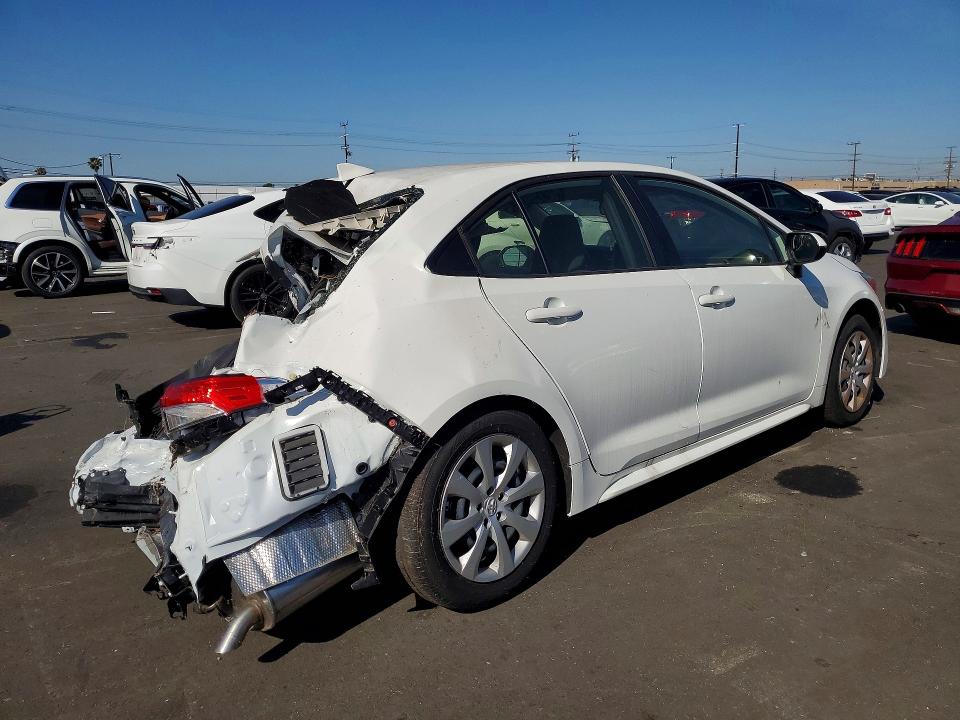 2025 Toyota Corolla VIN JTDBCMFE2S3093650 COPART salvage auction — ALL OVER, Ca - Salvage Certificate, sold $4,200 on 2026-07-08 (photo 3)