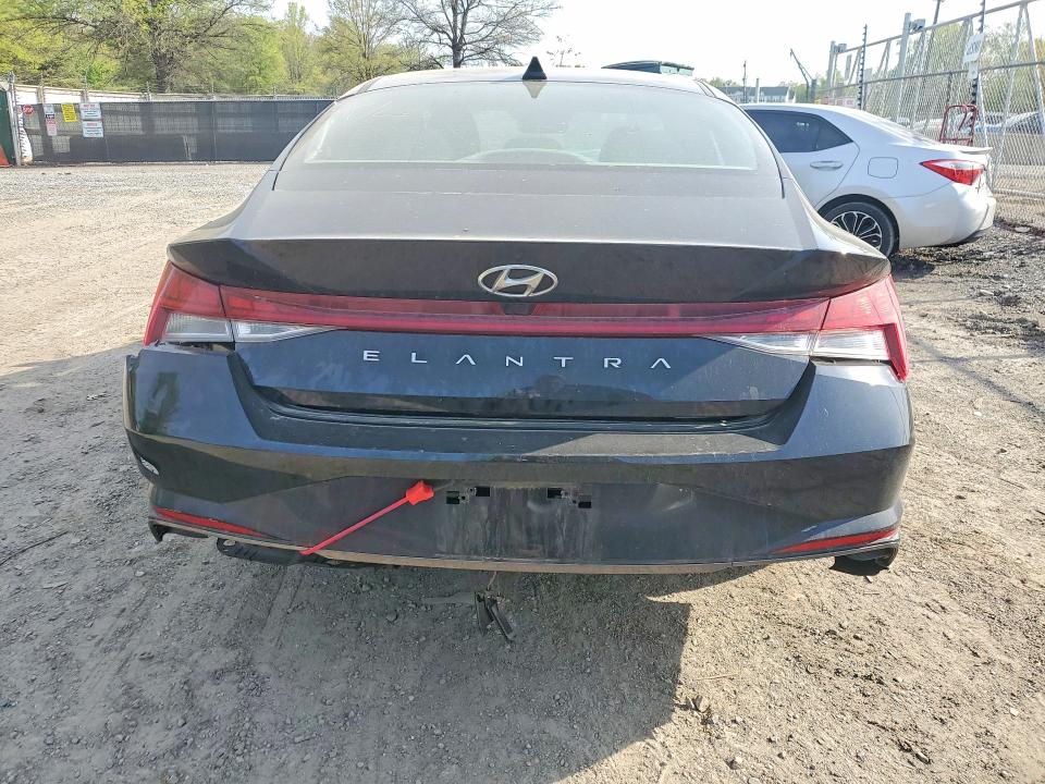 2022 Hyundai Elantra VIN KMHLN4AG8NU366916 COPART salvage auction — ALL OVER, MD - CERT OF SALVAGE > 75% DAMAGE, sold $3,950 on 2026-07-14 (photo 6)
