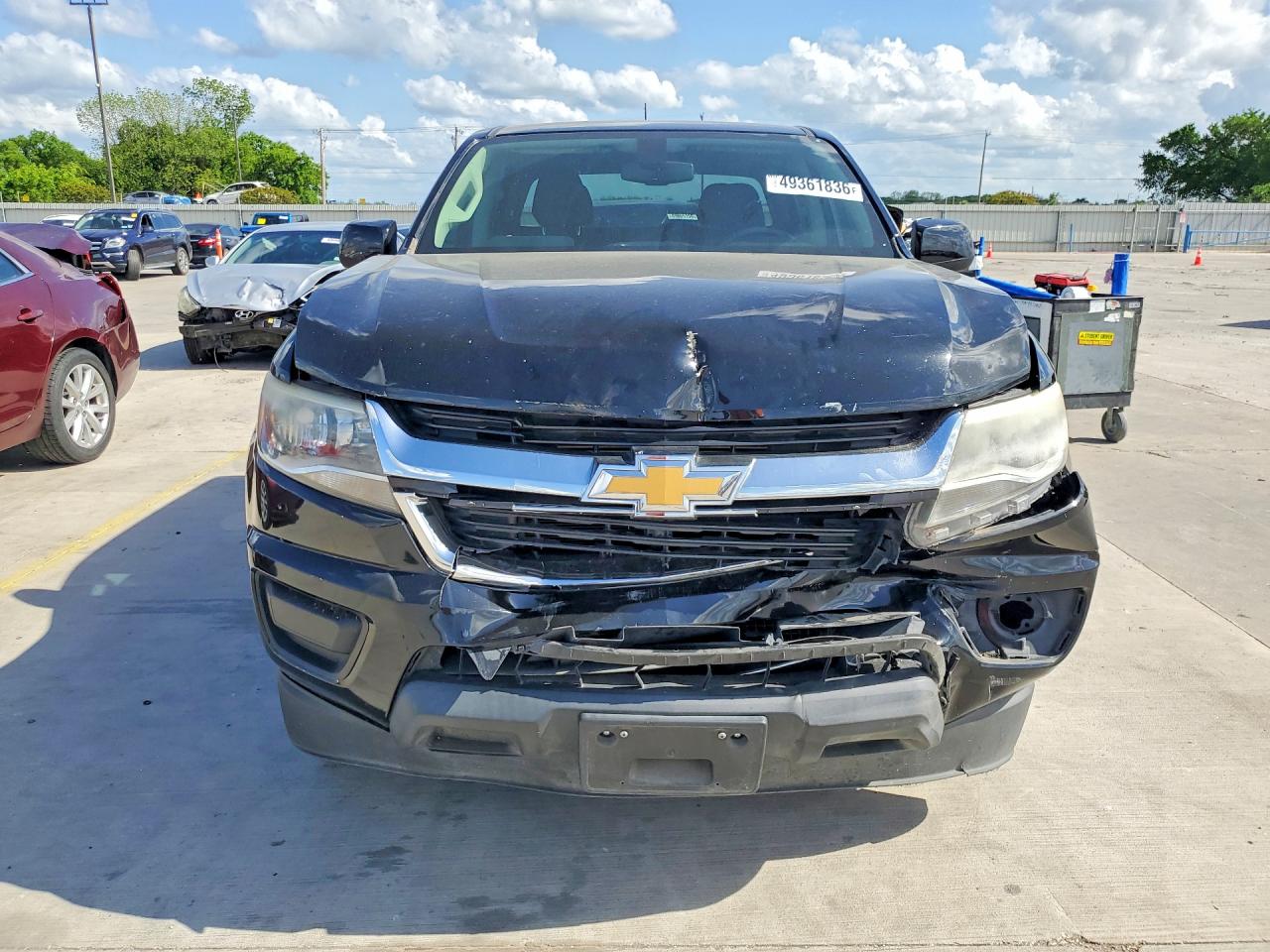 2019 Chevrolet Colorado VIN 1GCGSCEN2K1108230 COPART salvage auction — Front End, TX - SALVAGE VEHICLE TITLE, sold $6,400 on 2026-06-25 (photo 5)